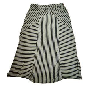 Susan Lawrence Long Striped Skirt | Women’s Large | Stretch